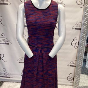 Missoni Patterned Knit Sz 10 Midi Dress